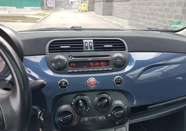 Fiat 500 cena 27900 przebieg: 130301, rok produkcji 2013 z Wyszogród małe 191